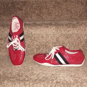 Micheal Kors Red Patent Leather Shoes Size 8.5